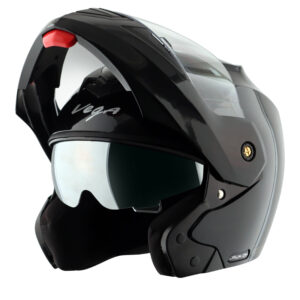 Crux Dx Dual Visor Black Helmet