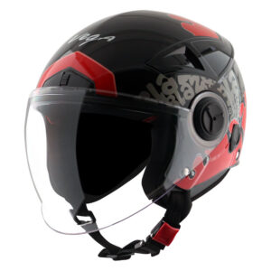 Blaze Dx BZ2 Black Red Helmet