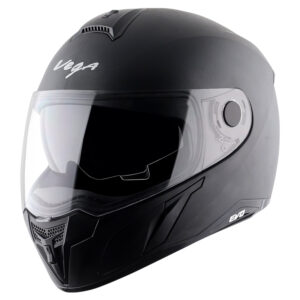 EVO Dual Visor Texture Finish Black Helmet