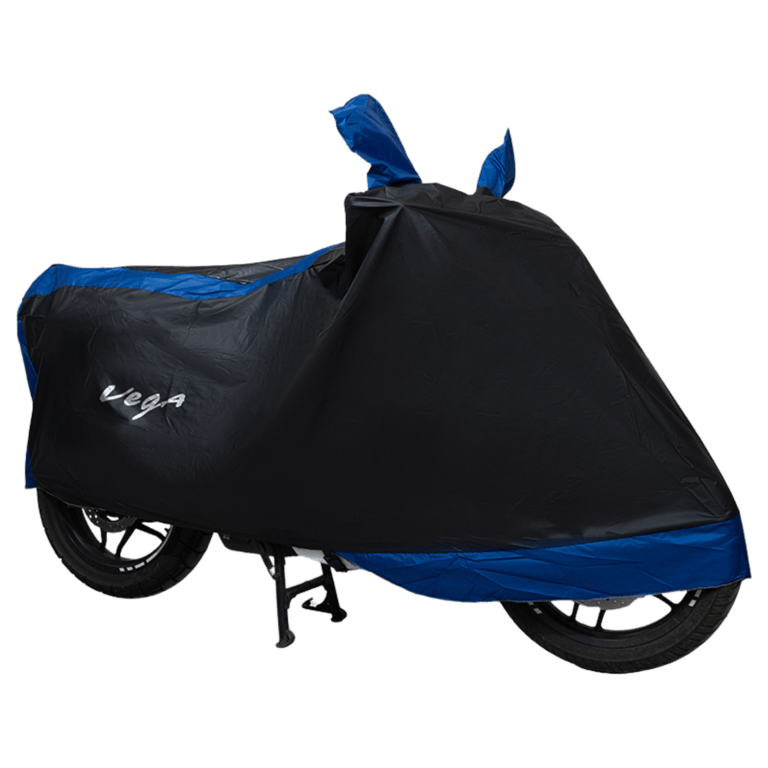 Vega Black Blue Bullet Bike cover 2