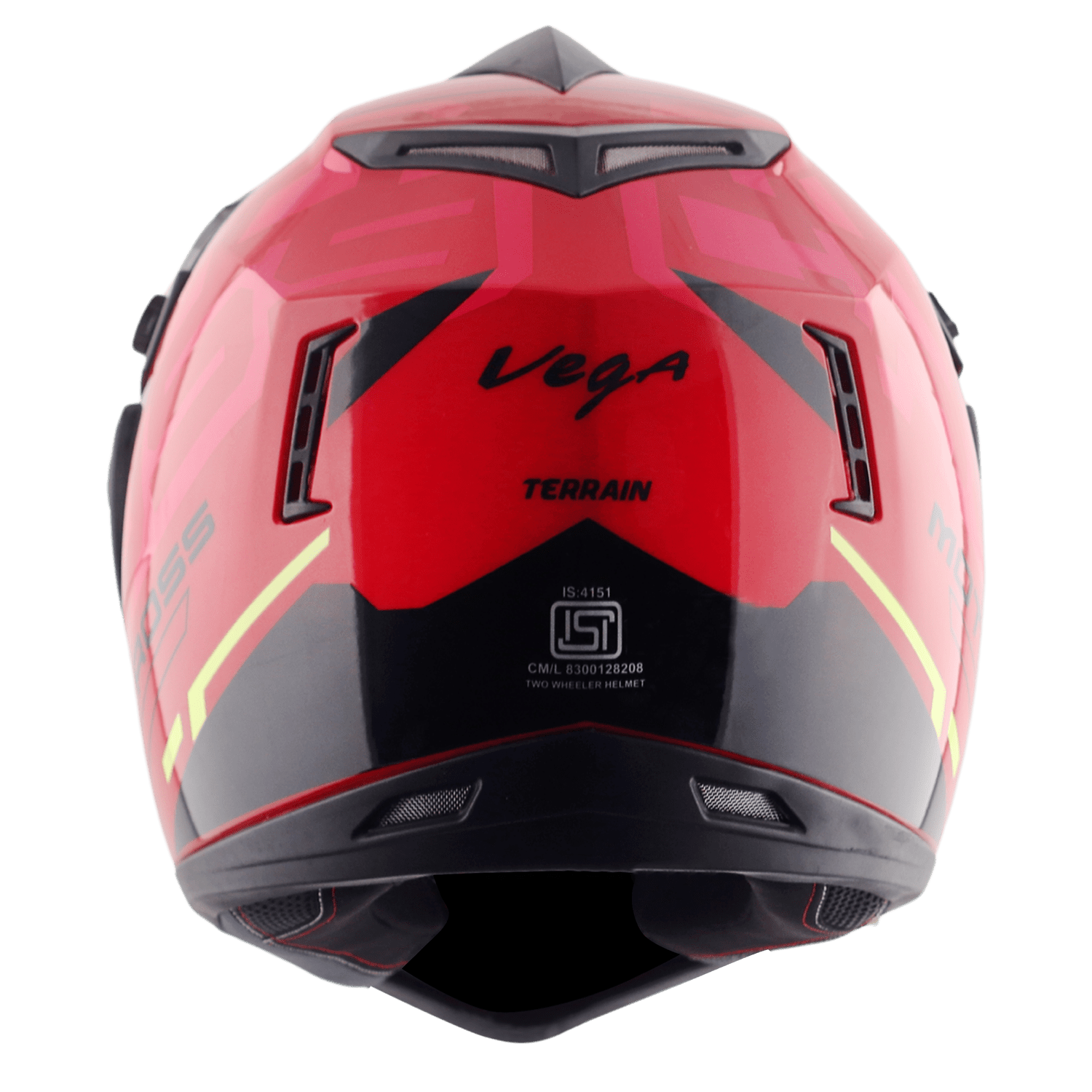 Vega off road helmet red sale